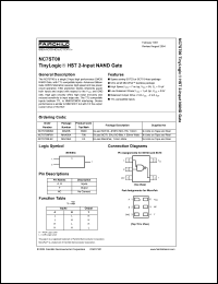 Click here to download NC7ST00L6 Datasheet