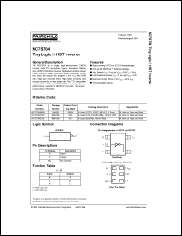 Click here to download NC7ST04L6 Datasheet