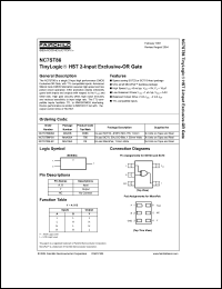 Click here to download NC7ST86L6 Datasheet