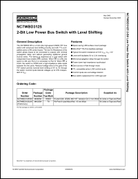 Click here to download NC7WBD3125K8X_NL Datasheet