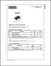 Click here to download NZT651_NL Datasheet