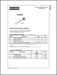 Click here to download PN3565_D27Z Datasheet
