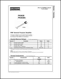 Click here to download PN3638A_D74Z Datasheet
