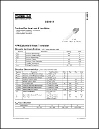 Click here to download SS9014ABU Datasheet