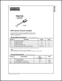 Click here to download TN2219A_D26 Datasheet