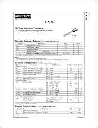 Click here to download ZTX749_D27Z Datasheet