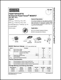 Click here to download FDD8778 Datasheet
