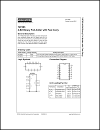 Click here to download 74F283SCX_NL Datasheet