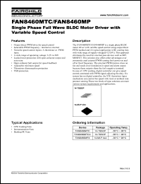 Click here to download FAN8460 Datasheet