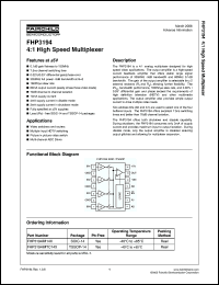 Click here to download FHP3194IMTC14 Datasheet