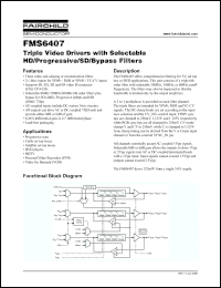 Click here to download FMS6407MTF20 Datasheet