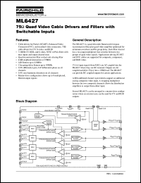 Click here to download ML6427CSX Datasheet