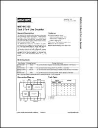 Click here to download MM74HC139N_NL Datasheet