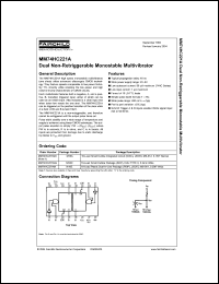 Click here to download MM74HC221AN_NL Datasheet
