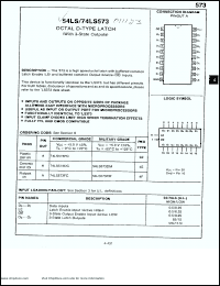 Click here to download 54LS573 Datasheet