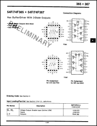 Click here to download 54F365LM Datasheet