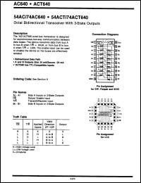 Click here to download 54AC640LMQB Datasheet