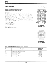 Click here to download 54F245DMQB Datasheet