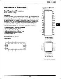 Click here to download 74F551DC Datasheet