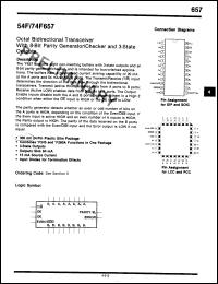 Click here to download 54F657L1M Datasheet