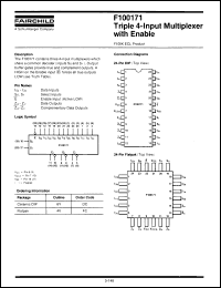 Click here to download F100171DCQR Datasheet