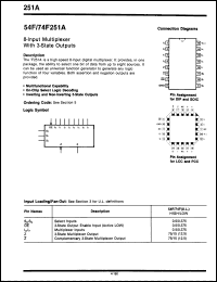 Click here to download 74F251DCQR Datasheet