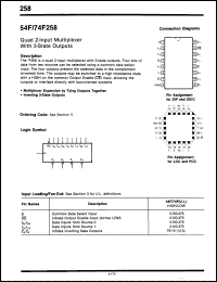 Click here to download 74F258PC Datasheet
