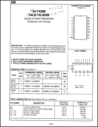 Click here to download 74LS298PC Datasheet