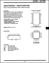 Click here to download 54ACT353LM Datasheet