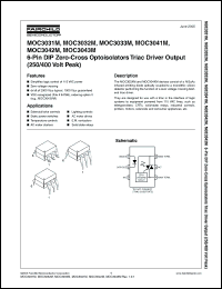 Click here to download MOC3033-M Datasheet