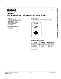 Click here to download FAN8463MTCX Datasheet