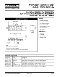 Click here to download MSQC6110W Datasheet
