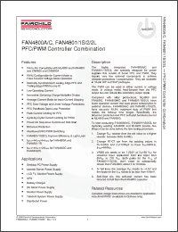 Click here to download FAN4800A_09 Datasheet