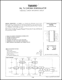 Click here to download TBA990 Datasheet