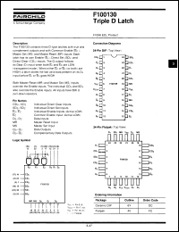 Click here to download F100130FCQR Datasheet