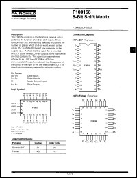 Click here to download F100158DCQM Datasheet