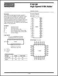 Click here to download 100180DC Datasheet