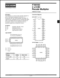 Click here to download 100183DCQR Datasheet