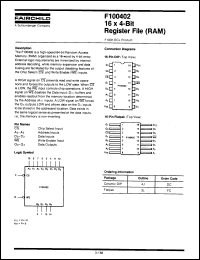 Click here to download F100402FCQR Datasheet