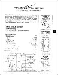Click here to download UA748FM Datasheet