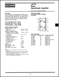 Click here to download UA774LPC Datasheet