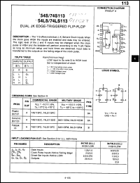 Click here to download 74LS113FCQR Datasheet