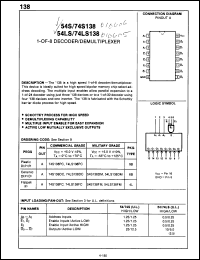 Click here to download 74S138DCQR Datasheet