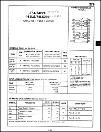 Click here to download 74LS279PC Datasheet