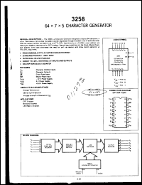 Click here to download 3258DC Datasheet