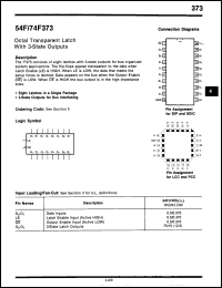 Click here to download 54F373FMQBW Datasheet