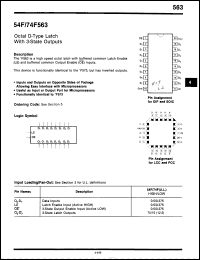 Click here to download 74F563QC Datasheet