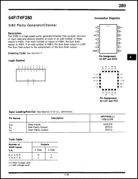 Click here to download 74F280FCQM Datasheet
