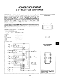 Click here to download 40085BDM Datasheet