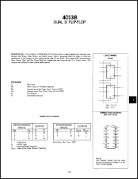 Click here to download 4013BFM Datasheet